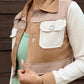 Chaqueta De Mujer Formal Tipo Gamuza Con Bolsillos