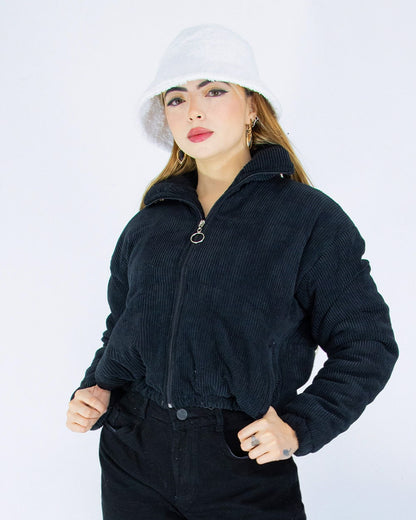 CHAQUETA OVERSIZE EN PANA