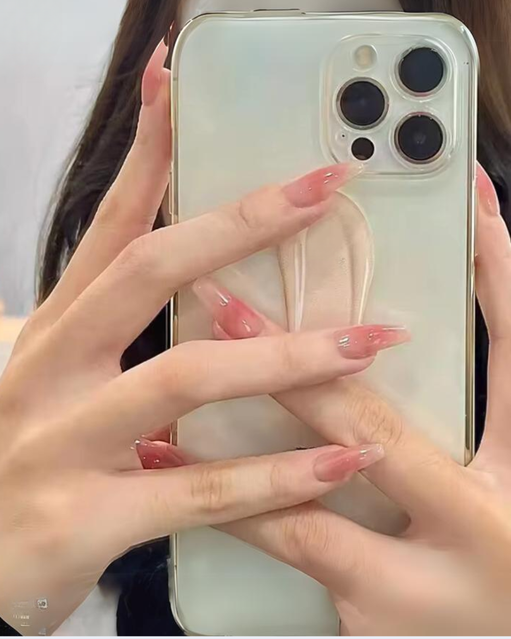 Uñas   Decoracion  Rosa