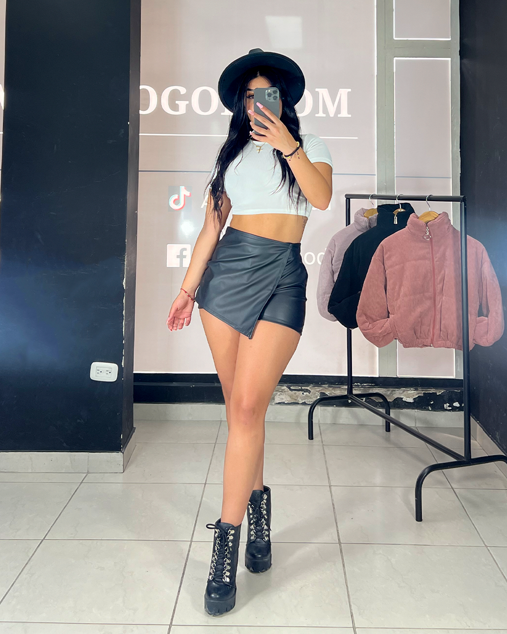 Conjunto Falda shor y blusa