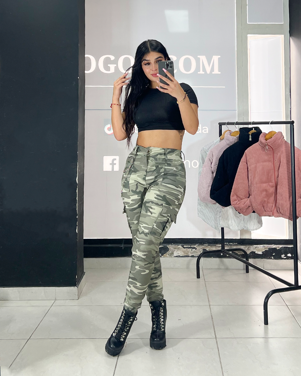 Pantalon Cargo Camuflado