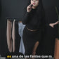 Falda larga con orma y abertura