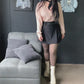 Conjunto Camisa semiformal y Falda Corta Plisada
