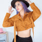 CHAQUETA EN GAMUZA